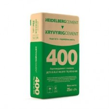 Цемент М400 (ПЦ IІ\400-З-Ш) 25кг - Кривий Ріг (пал.64шт)