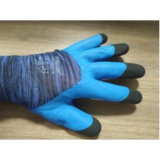 Перчатки прорезинені сині №300 р 10 DERMAGRIP