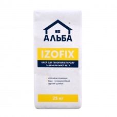 Клей приклейка ALBA  IZOFIX (мешок, 25кг)