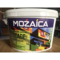 Краска фасадная 10 литров 14 кг MOZAICA